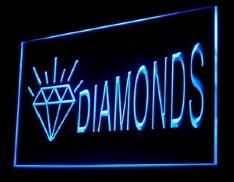 Diamonds LED Neon Sign